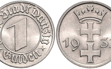 DANZIG, Freie Stadt, 1920-1939, 1 Gulden 1932