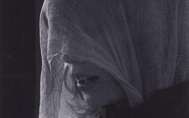 David Noonan, Australia b.1969 - Woman in a veil, 2009; gelatin silver print, signed and dated on the reverse 'David Noonan 2009', 49.5 x 40 cm