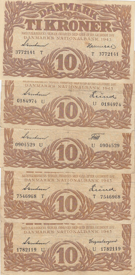 Denmark 10 Kroner 1943 (5)