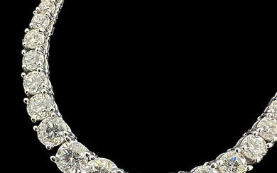 Diamond Ladies Riviera Necklace