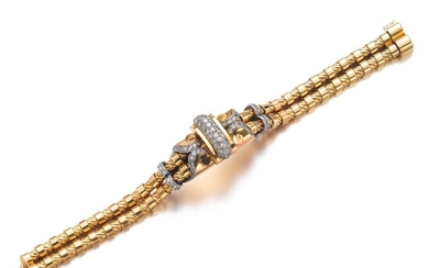 Diamond bracelet-watch, Boucheron