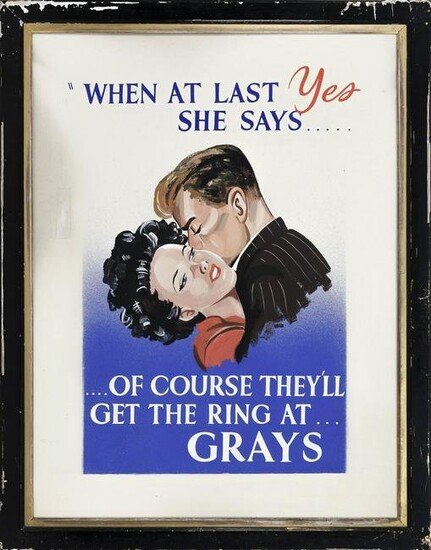 ENGLISH SCHOOL (20th Century,), "When at Last She Says