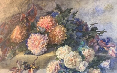 Êcole Française (début XXème) - Chrysanthèmes