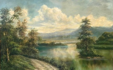 Edwards (XX) - A Highland loch scene with path