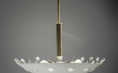 Emil Stejnar (style), Ceiling light, 1950s