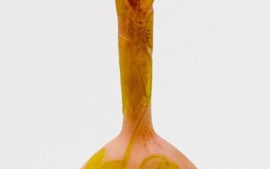Emile Gallé (1846-1904) - Lotus Leaves Vase