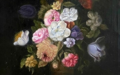 Escuela Holandesa (XVIII) - Naturaleza muerta con flores