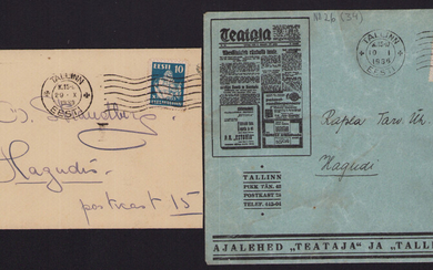 Estonia Group of Envelopes 1933-1936 - Tallinn (2)