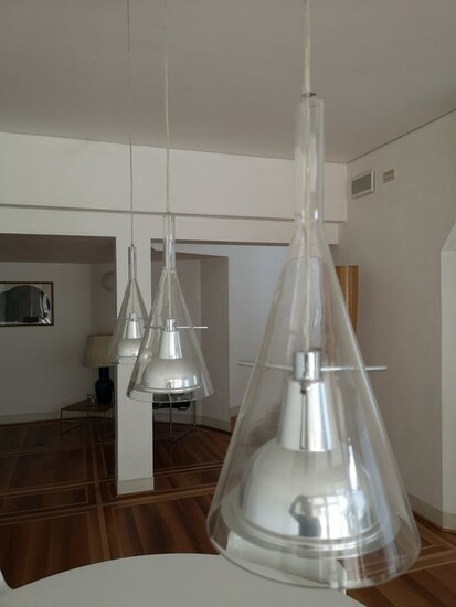 Franco Raggi - Fontana Arte - Hanging lamp (3) - Flûte