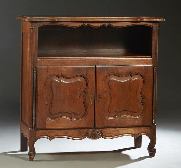 French Louis XV Style Carved Oak Sideboard, 20th c.