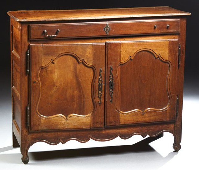 French Provincial Louis XV Style Carved Walnut