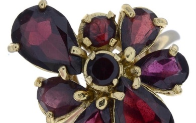 Garnet dress ring