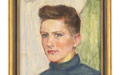 Gertrud Zuelzer. Portrait eines jungen Mannes. …