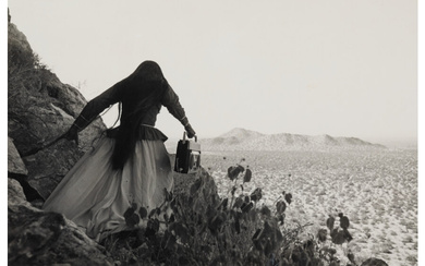 Graciela Iturbide (b. 1942), Mujer Angel, Desierto de Sonora, Mexico (Angel Woman, Sonoran Desert) (1979)