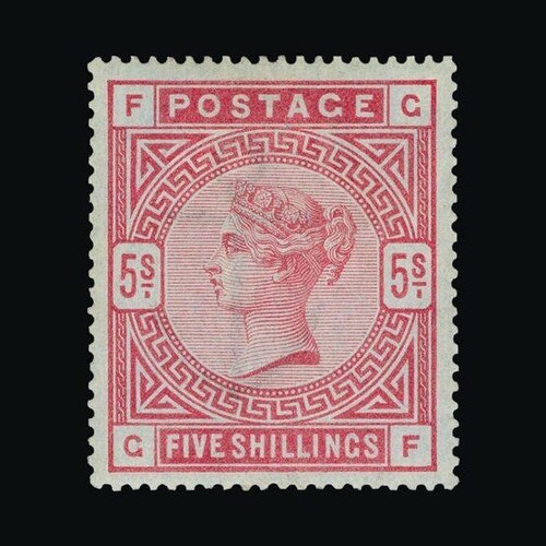 Great Britain - QV (surface printed) : (SG 176) 1883-84 blue...