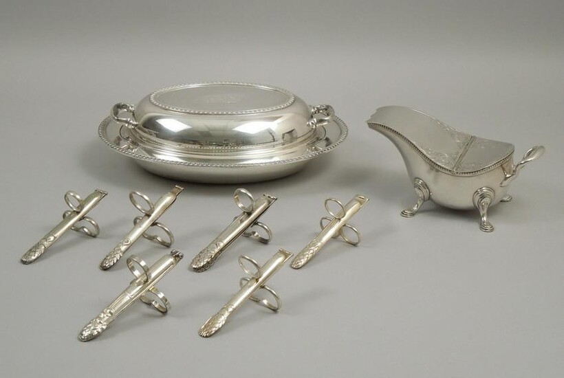 Group of Silver Plate Tableware.
