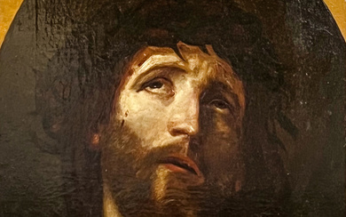 Guido RENI (1575 - 1642) Copy after. "Christ with crown of thorns".