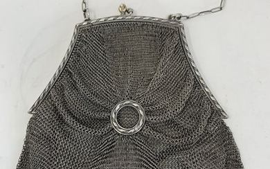 Handbag (1) - .800 silver, Silver - Italy - First half 20th century