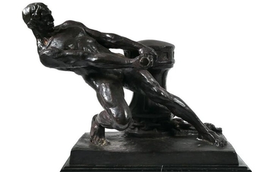 Henri Bargas French Bronze Art Deco Sculpture