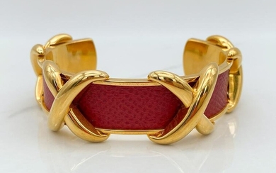 Hermes Vintage Criss-Cross Bracelet