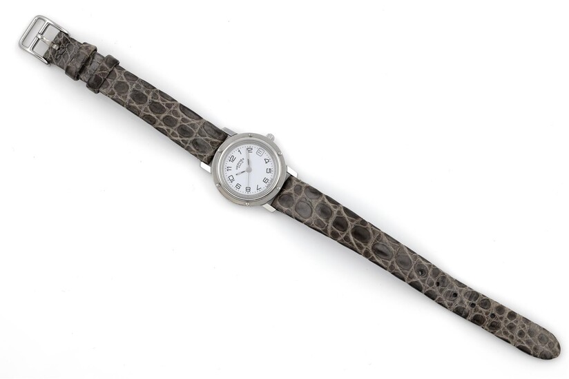 (-), Hermès Zwitsers dames quartz horloge met ronde...