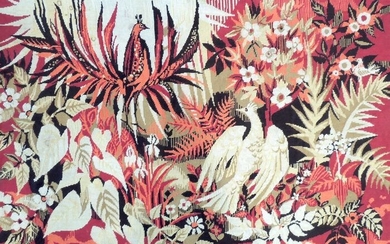 Hervé Lelong - Tapestry, 'Birds of Paradise'
