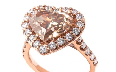 House Of R&D - 14 kt. Pink gold - Ring - 5.91 ct Diamonds - No Reserve Price