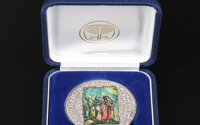 Israel Everlasting Love Silver Medal by Castel