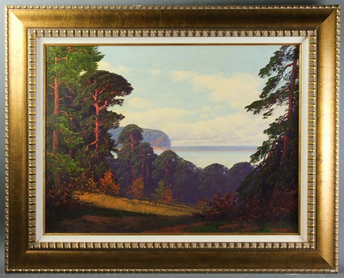 Ivan F. Choultse, Landscape, Oil on Canvas