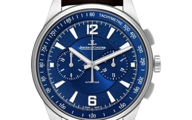 Jaeger Lecoultre Polaris Blue Dial Steel Watch