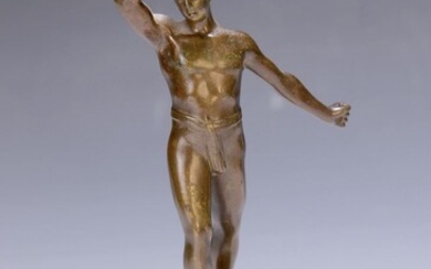 Julius Schmidt-Felling, 1895 - 1930, antique Athlete, attribute...