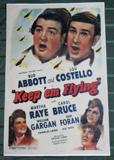 Keep 'Em Flying (USA, 1941) US One Sheet Movie Poster