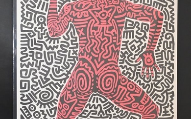 Keith Haring Gallery Poster "Into 84, Tony Shefrazi Gallery"