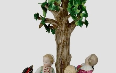 LARGE 19TH C. MEISSEN GROUP