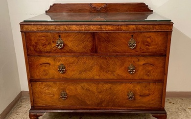 Lancaster Factory - Waring e Gillow - Chest of drawers - Burr walnut