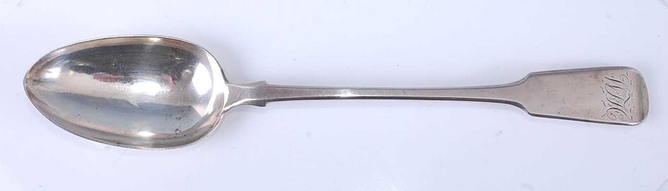 A William IV silver stuffing spoon