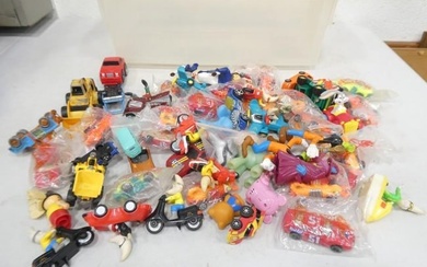 Lot of Small Toys incl Mac Tonight Car, Bugs Bunny Car, Die Cast, Plastic, etc
