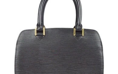 Louis Vuitton Black Epi Pont Neuf Handbag M52052 MI0032