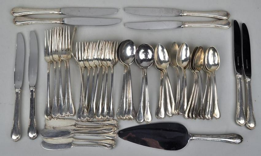 Lunt Sterling Flatware Partial Service for Eight