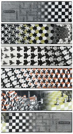M.C. Escher - Print, M.C. Escher, Metamorphosis II