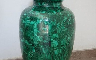 Malachite Jar - 60×36×36 cm - 89.6 kg