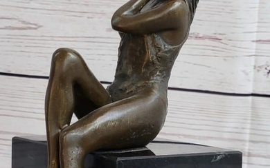 Nude Woman Bronze Sculpture