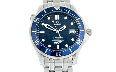 OMEGA - a limited edition Seamaster 007 bracelet watch. Numbered 01099/10007. Stainless steel case