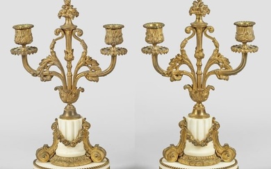Paar Girandolen im Louis XVI-Stil