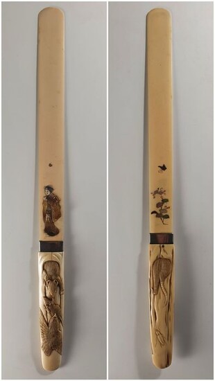 Paper knife - Elephant ivory - Japan - Meiji period (1868-1912)