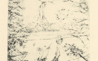 Pierre Bonnard "Promenade des chevres" original