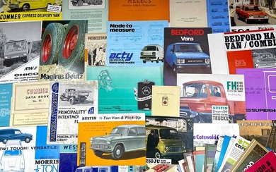 Quantity of Commercial Vehicle Sales Brochures Offered without reserve