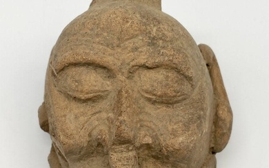 Rare Pre-columbian Mayan Effigy Whistle