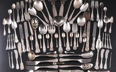 Reed & Barton Sterling Silver Handle Dinner Knives and Other Flatware