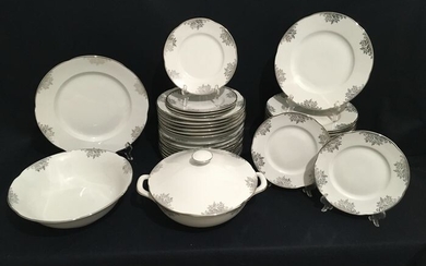 Richard Ginori - Table service (39) - Porcelain, Silver